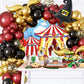 Magical Wizard School Balloons Garland Arch Kit,Burgundy Black Gold Arch With Bonus Diy Snitch Wizard Hat For Magical Wizard School Theme Birthday Decorations Magic Theme