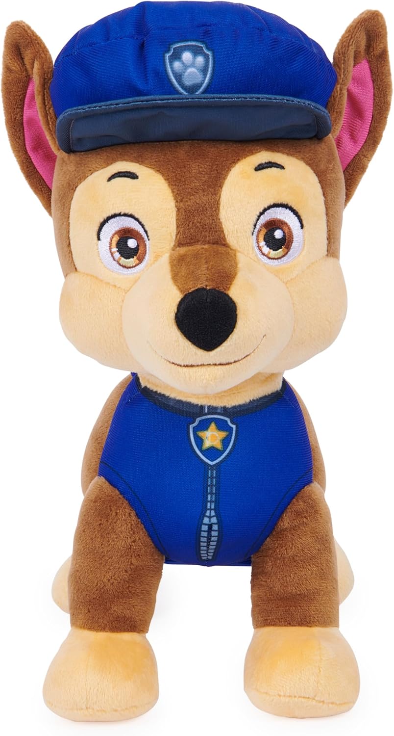 Bilingual Paw Patrol Talking Chase Interactive Plush Including Music, Sounds, and Fun for Kids