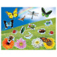 Fun Express  Real Bugs & Flowers DIY Sticker Scenes  Stationery  Stickers  Make  A  Scene (Lrg)  12 Pieces