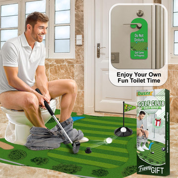 Toilet Golf Gifts for Men  White Elephant Gifts for mature-themeds  Gifts for Dad Him Husband  Gag Gifts Funny mature-themed  Funny Gifts for Men  Gamer Gifts  Gifts for Men Who Want Nothing  Dirty Santa Gifts
