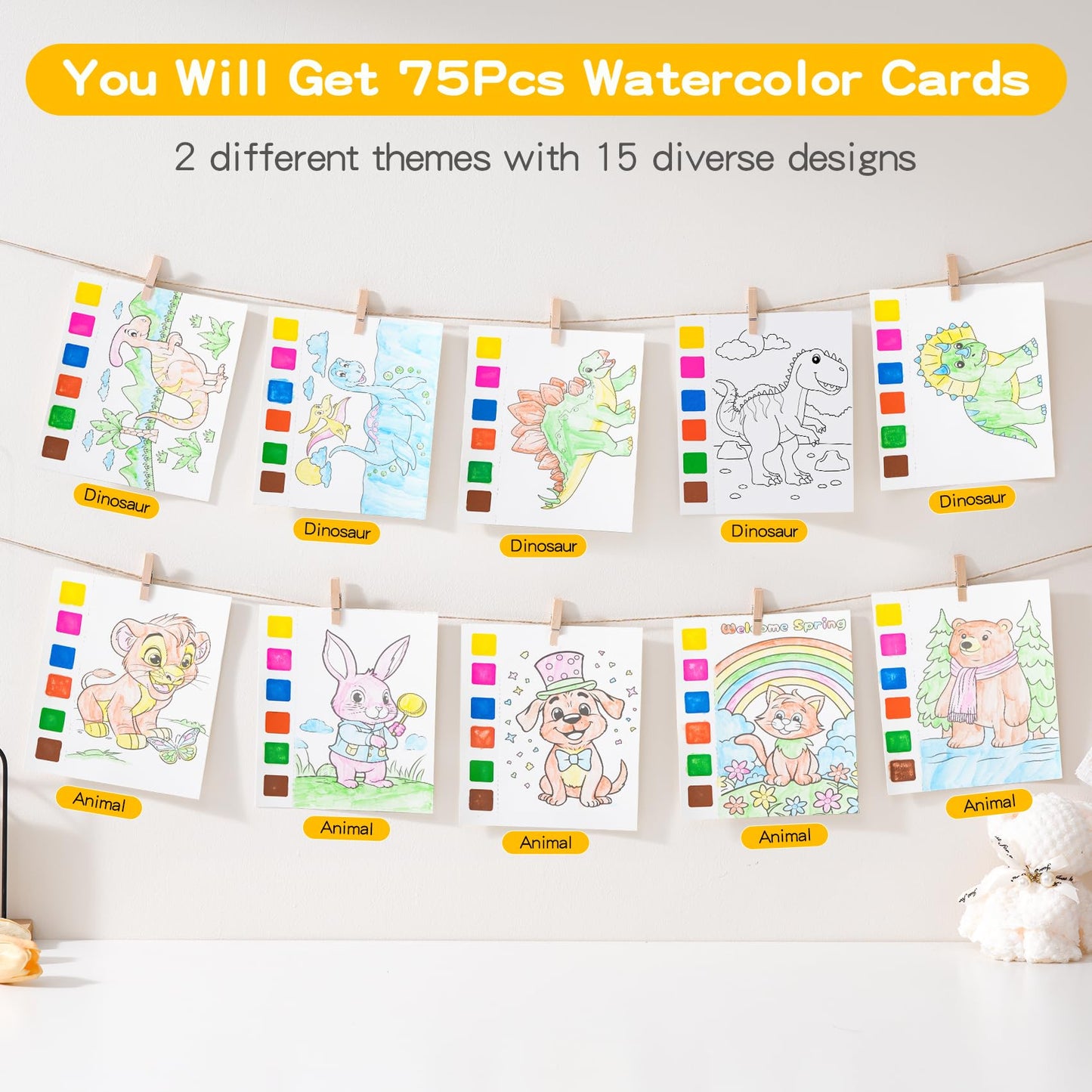 Rotu Water Coloring Books for Kids Party Favors for Kids 4-8 3-5, Birthday Gifts Classroom Prizes Goodie Bags Stuffers Bulk Art