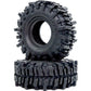 HOBBYSOUL 4pcs RC 1.9 Mud Slingers Tires Height 4.72'' / 120mm Soft Sticky 1.9 Tires Tyres For 1/10 RC Crawler Traxxas TRX4 / Ax