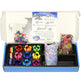 Rainbow Loom Finger Loom Party Pack, Features 9 Colored Finger Looms and 1200 Glow in The Dark Bands Perfect Party Activities fo