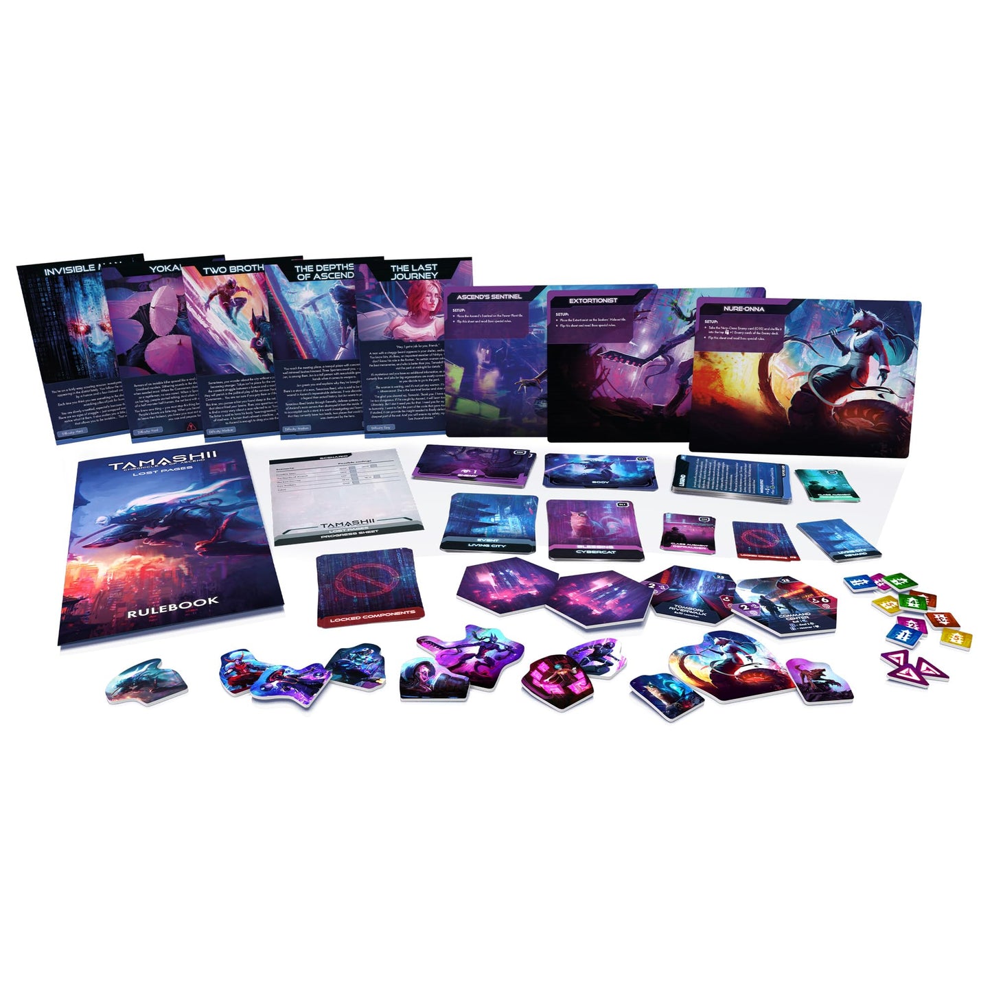 Awaken Realms Tamashii: Stretch Goals - Sci-Fi Strategy Game for 1-4 Players, Ages 14+, 45-90 Min Playtime, Multicolor, Plastic