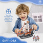 Howboutdis Pirate Playset - 10 Inch Pirate Ship With 2 Inch Pirate Figurines - Hours Of Imaginative Play- Makes A Great Gift Or A Fun Prize - Ages 3Yrs+