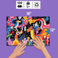 Mudpuppy Dragons - 100 Piece Glow In The Dark Jigsaw Puzzle With A Fantastical Scene Of Fire Breathing Dragons And Hidden Mediev