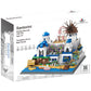 Apostrophe Games Santorini Building Block Set - 1372 Pieces - Plastic - Multicolor - Medium Size - Landmark Model for Kids and Adults