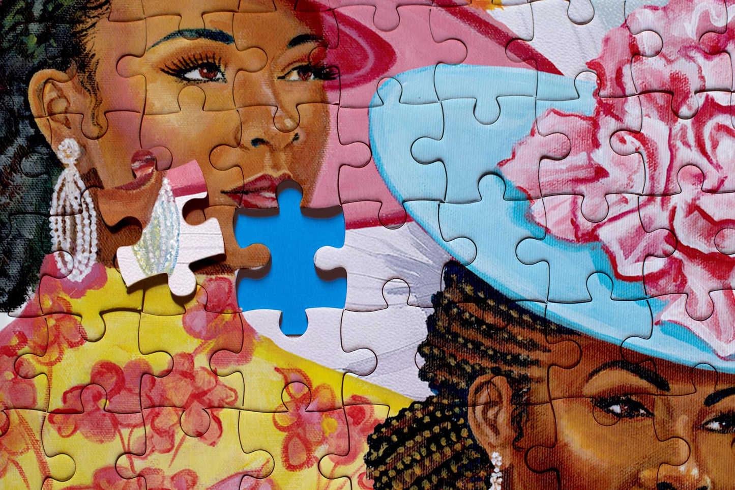 African American Expressions – 500-Piece Jigsaw Puzzle – Inspirational Black Art, Premium Quality For Relaxation And Reflection - Sunday Morning Ii