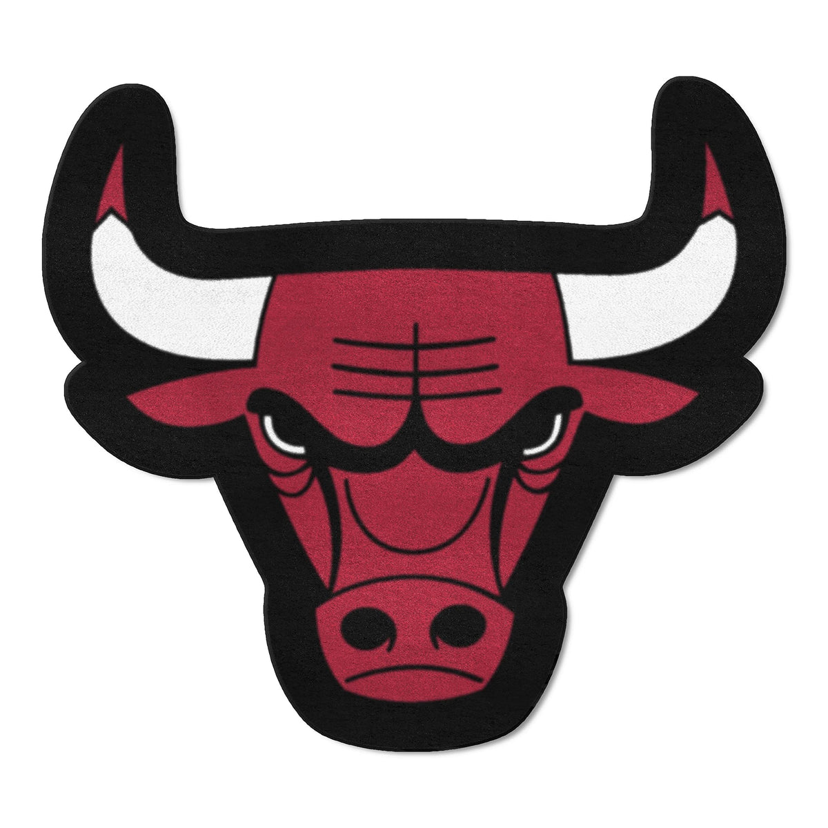 FANMATS NBA Chicago Bulls Mascot Mat, Small, Black