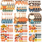 Treasure Cove Fall Craft Kits for Kids Make Your Own Fall Animal Stickers DIY Autumn Ornaments Autumn Animals Craft Sticker for