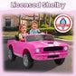 Wanan 24V Licensed Shelby Electric Car for Kids, Ride On Toy with Remote Control, Bluetooth Music, Adjustable 3 Speed, Multiple