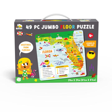 Little Buffalo - Learning & Education - State Puzzle: Florida For Kids Ages 4 And Up