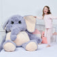 Ikasa Giant Elephant Stuffed Animal Plush Toys Gifts (Gray, 72 Inches)