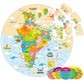 Webby Amazing India Map Jigsaw Floor Puzzle 60 Pcs With 4 Double Sided Flashcards | Birthday Gift For Boys & Girls