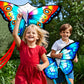2 Pack Butterfly Kites for Kids & Adults - Easy Fly Kites for Kids Ages 4-8, Toddlers, Beginners, Beach & Outdoor Fun - Durable