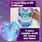 PRISMIC 3D Light DIY Kits for Girls - Crafting Kits for Girls Ages 8-12, Birthday Gifts for 8 9 10 11 12 Year Old Girls Gifts fo