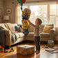 Anagram Minions Stacker Balloon - 61" Rubber - Blue, Yellow, Orange, White - Model 10118429