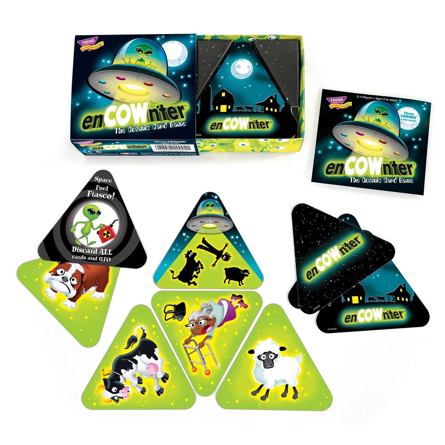 Encownter Three Corner Card Game