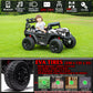 Sopbost 24V 7Ah Ride On Toys For Big Kids Ride On Car With Remote Control Battery Powered 4X4 Electric Vehicle Kids Utv, Eva Tires Wheels, Music Play, White