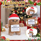 Suncalla Christmas Basket Stuffers Adopt Gingerbread Man Positive Christmas Crochet Gift Handmade Knitting Party Doll Gift Suppl