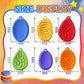 Fidget Toys Worry Stone For Kids 6 Pack Silicone Chewy Nacklace Sensory Stones Toy For Autism Adhd Kids Adults Anxiety Relief Qu