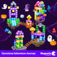 Silymoly Magnetic Blocks, Jewel Adventures Theme, Magnetic Building Cubes, Gemstone Magnetic Building Blocks Boys & Girls Toys A