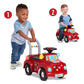 Radio Flyer Tinker Truck - Red, Large Toddler Ride On Toy with Lights & Sounds, Ideal for Ages 1-3