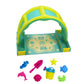 SunSmart Kiddie Indoor/Outdoor Activity Play Set, Portable Toy Playset with Eight (8) Toys, Pop-On Canopy, Take-Along Fun-Time P