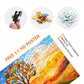 Colorful Stained Glass Tree of Life Puzzle - 1000 Pieces Jigsaw Puzzle for Adults - Challenging and Unique (19.7x27.6 in)