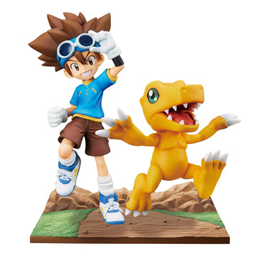Banpresto - Digimon Adventure - Dxf - Adventure Archives - Taichi & Agumon Statue