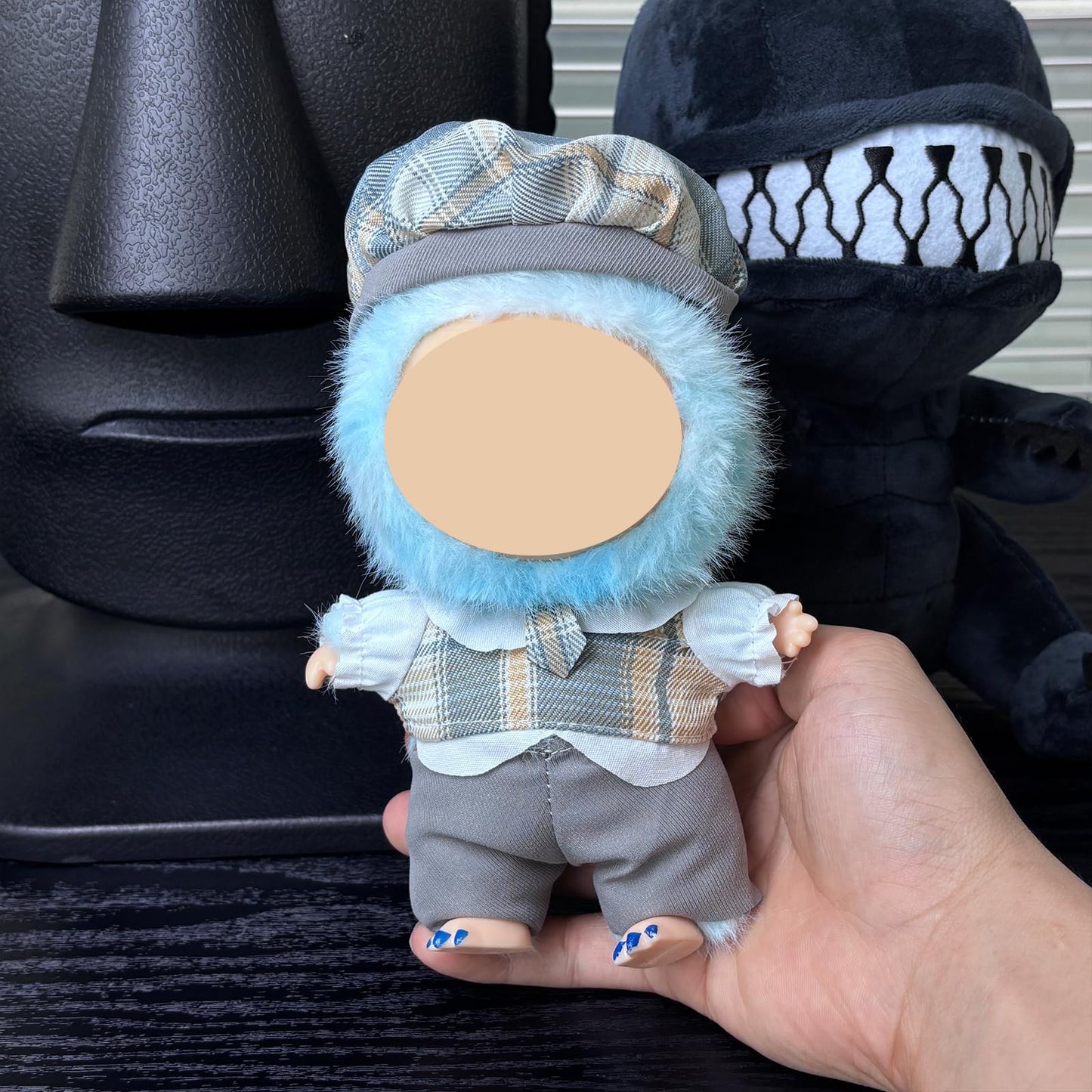 Doll Clothes - Compatible with LBB 5.91-6.7inch(15-17cm) Dolls as Accessories Only  enhanced Dolls Outfit with Accessories  Hand Crocheted Hat  Sweaters  Bag 6