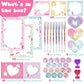 98Pcs Unicorn Stationary Set - Gifts For 6,7,8,9,10 Year Old Girl, Girls Stationery Set For Kids, Letter Writing Art Kit, Pretee