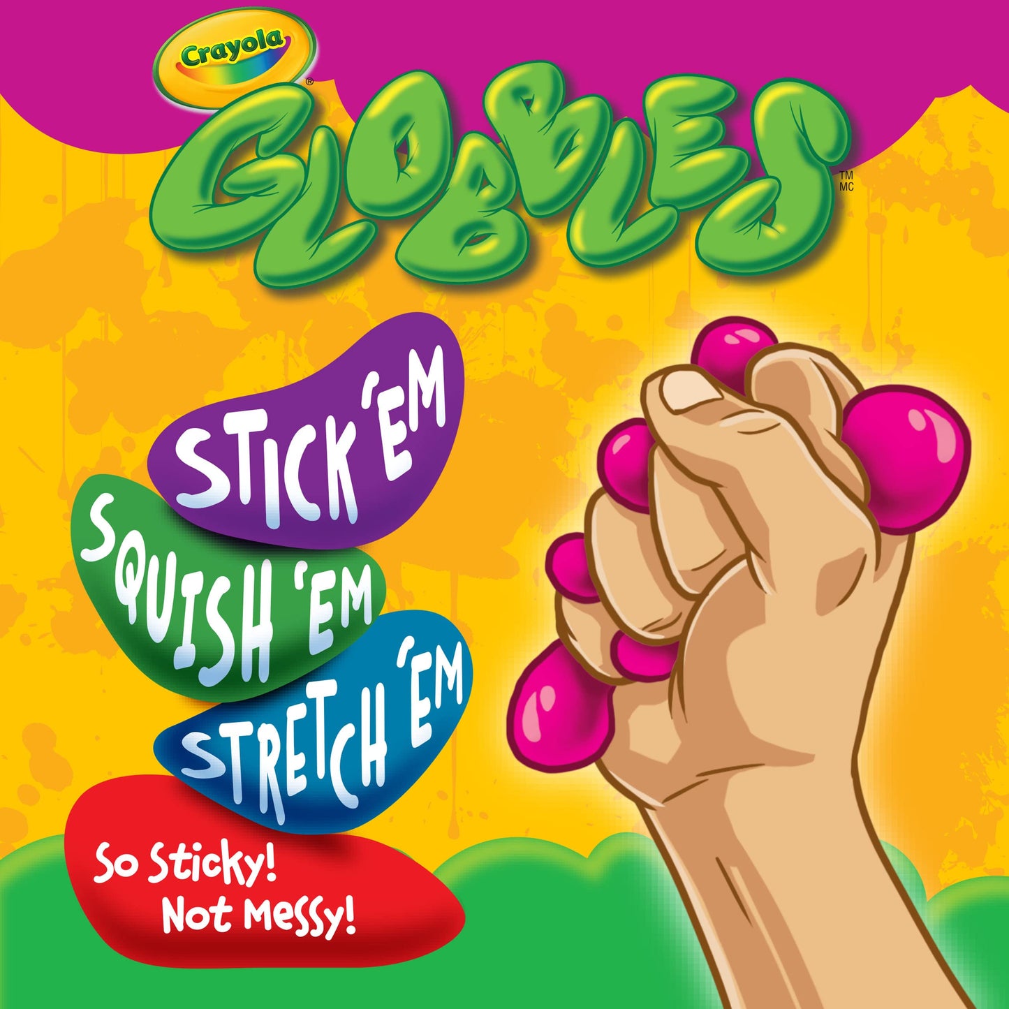Crayola 74-7291 Globbles 3 In A Package, Assorted Colors
