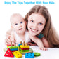 BettRoom Toddler Toys for 1 2 3 4 5 6 Year Old Boys Girls Birthday Gifts Wooden Blocks Educational Stacking Learning Montessori Toys for Kids Puzzles Shape Sorter Toy