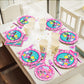 Gisgfim 96 Pcs Spa Birthday Party Plates Napkins Supplies Set Spa Party Tableware Paper Dinnerware Decorations Favors For Girls