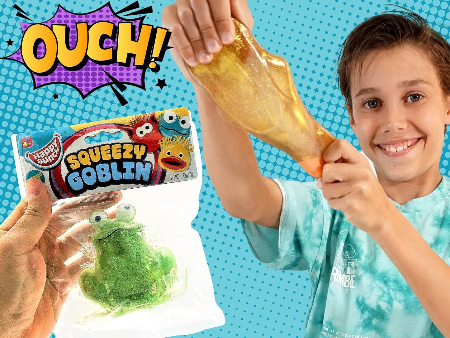 JA-RU Squeeze Goblins Squishy Glitter Animal (1 Goblin Assorted) Mini Sensory Squish Toys for Kids & mature-themed  Boys & Girls. Stress Relief Fidget Balls. Bulk Party Favors Classroom Prizes. 4348-1