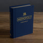 WS Game Company Monopoly & Scrabble Indigo Bookshelf Game Collection - Linen, Model 41435