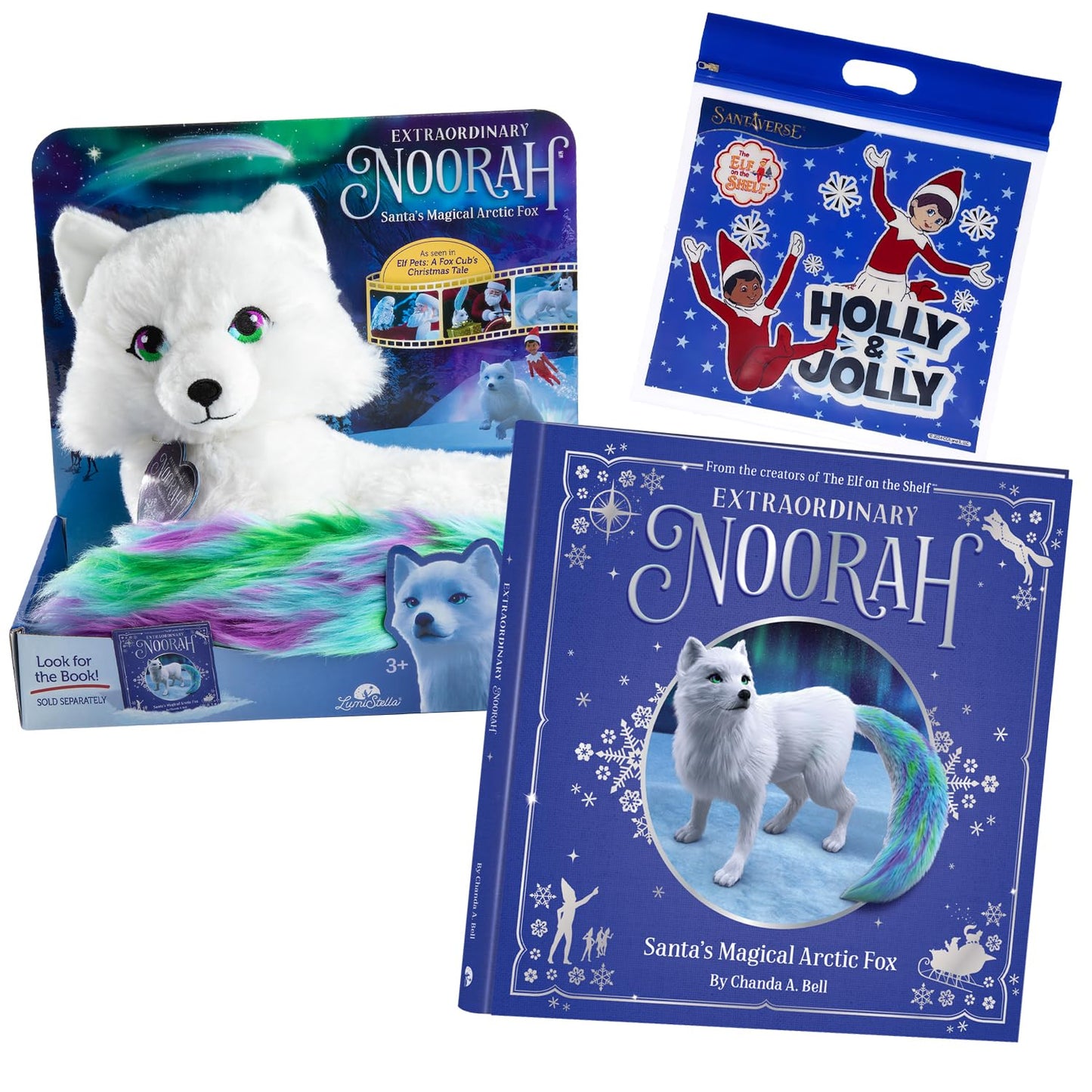The Elf on the Shelf 2023 Set of 2: Noorah Fox Plush and Extraordinary Noorah Book