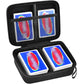 PAIYULE Hard Case Compatible with Phase 10 Card Game. Fits up to 360 Cards. Includes 2 Removable Divider (Black)- Case Only
