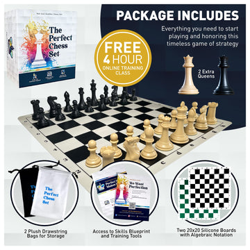 Staunton Quadruple Weighted Chess Set