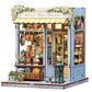 Book Nook Kit  DIY Miniature House Kits for mature-themed and Teens  Dollhouse Tiny Booknook Garden House Bookshelf  DIY Craft Gifts for Family and Friends (Anna's Blue Blossom)