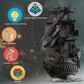Piececool Metal 3D Puzzles For Adults, Flying Dutchman Pirate Ship Model Kits, 3D Watercraft Model Building Kit, Diy Craft Kits Difficult 3D Puzzles For Family Time, Great Christmas Birthday Gifts