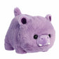 Aurora Adorable Spudsters Harlo Hippo Stuffed Animal - Round Shape Makes for Comforting Cuddles - Perfect for Kids All Ages and 