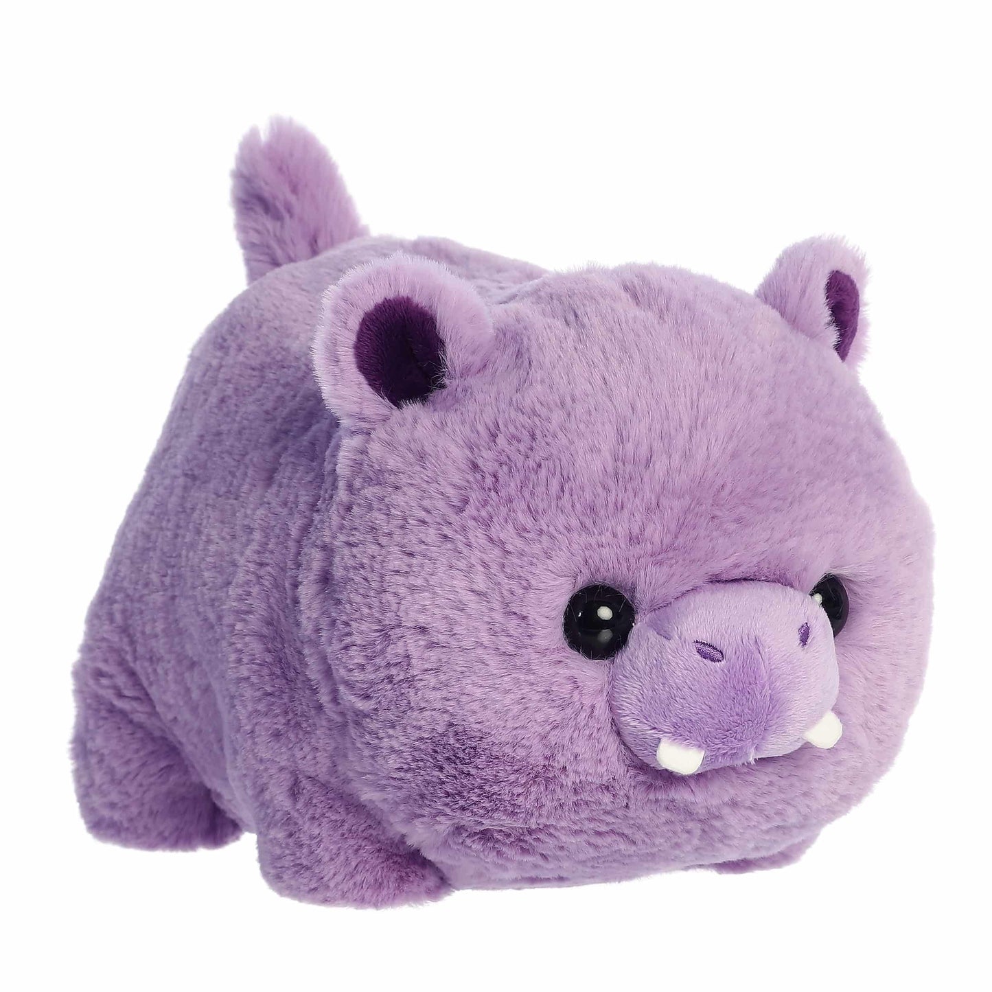 Aurora Adorable Spudsters Harlo Hippo Stuffed Animal - Round Shape Makes for Comforting Cuddles - Perfect for Kids All Ages and 