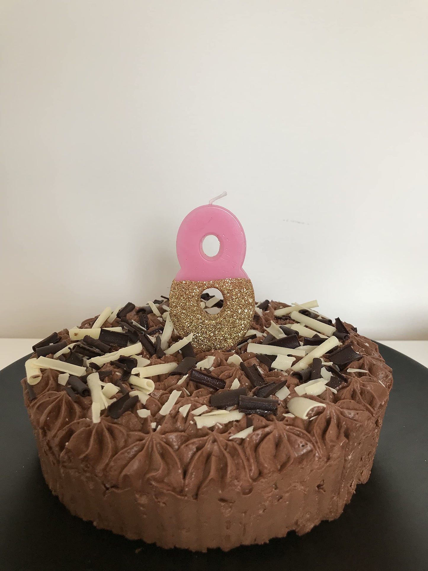 Talking Tables Bday 6 Birthday Candle Cake Topper, Height 8cm, 3, Pink, BDAY-CANDLE-6