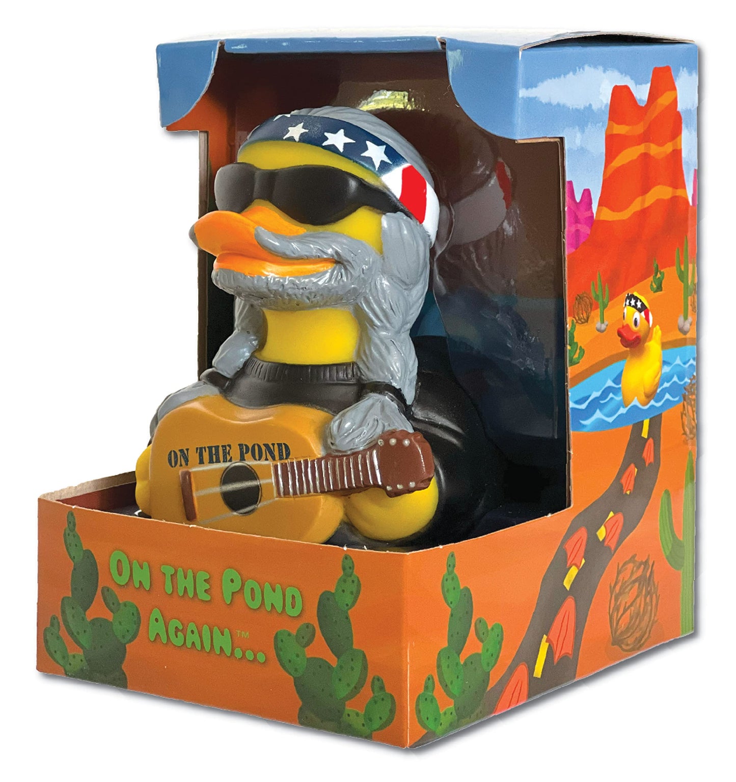 CelebriDucks - On The Pond Again - Floating Rubber Ducks - Collectible Bath Toy Gift for Kids & Adults of All Ages