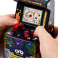 Orb - Mini Arcade Machine, 300 In-Built Games, 8-Bit Retro Arcade Games, 2.5    Full Colour Screen, 8-Way Joystick, 2 Buttons, V