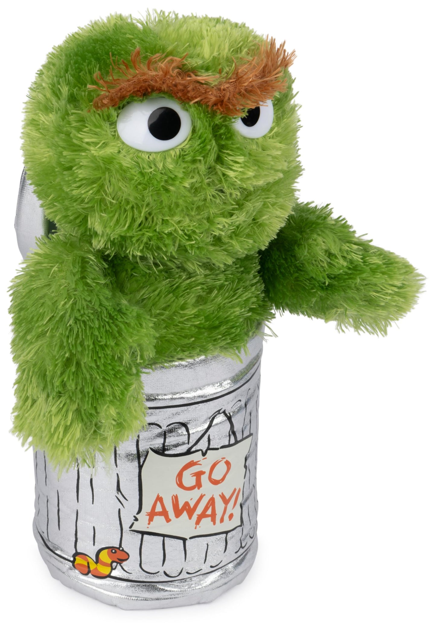 GUND Oscar the Grouch Plush Toy, 10” Green/Silver, Premium Polyester, Ages 1+, Model URT08531-6047468