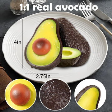 Bimoci Avocado Sensory Toy for Ages 3 to mature-themed - Fidget Toys  Sensory Toys  Stress Balls for mature-themeds & Kids - Perfect Squishy Toys for Autism Support & Stress Relief