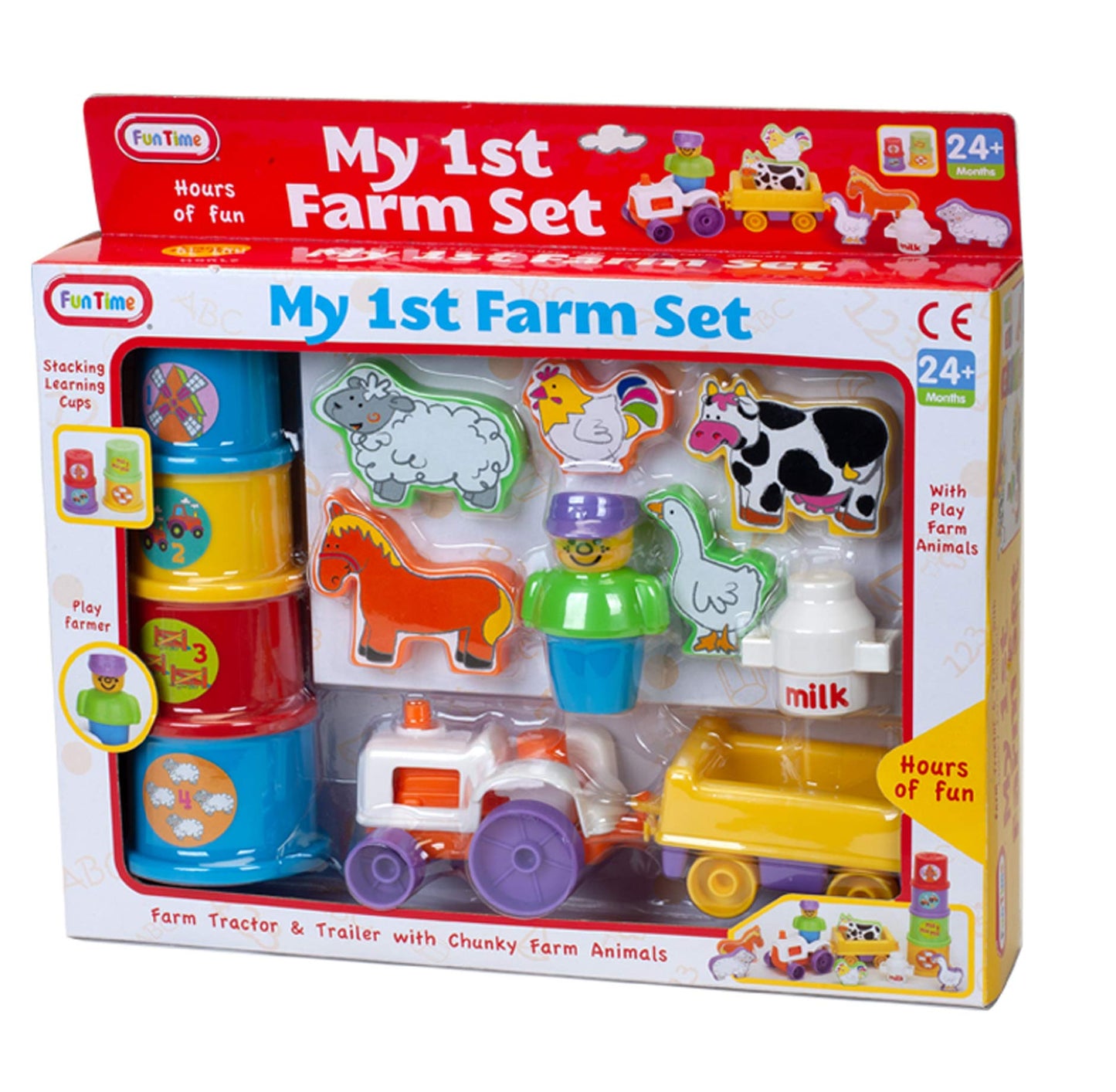 Funtime My 1St Farm Set, Neon, 6X. 18 Month